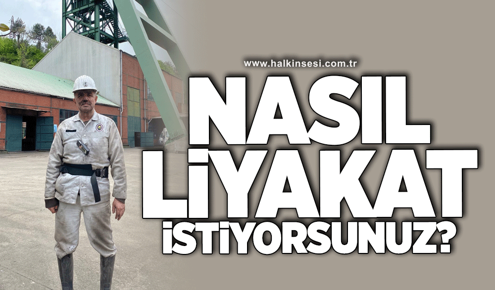 Nasıl liyakat istiyorsunuz?