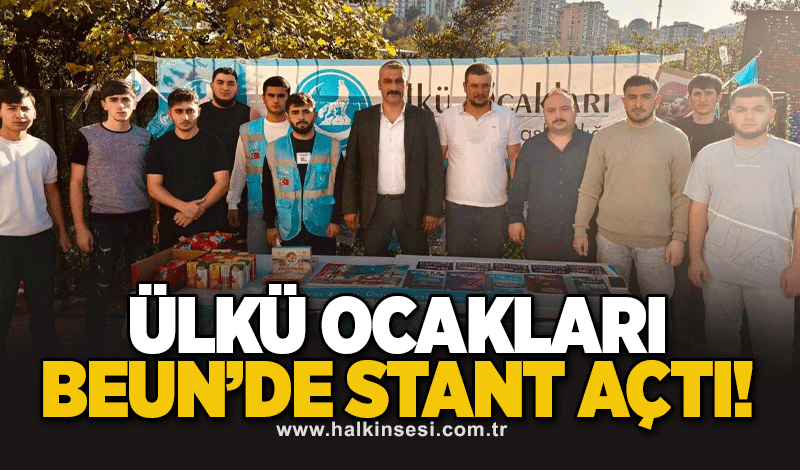 Ülkü Ocakları BEUN'de stant açtı