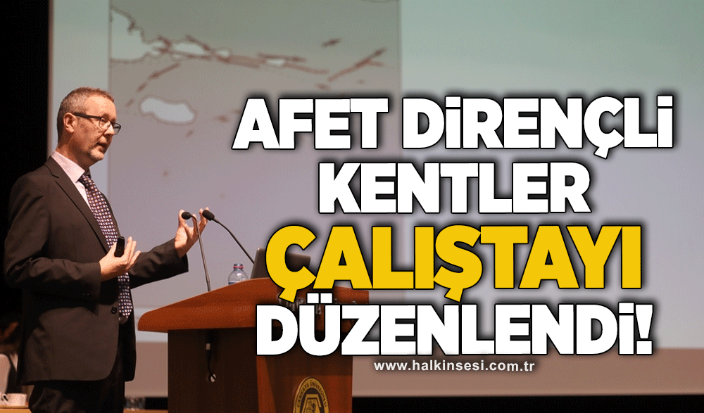 Afet Dirençli Kentler Çalıştayı düzenledi