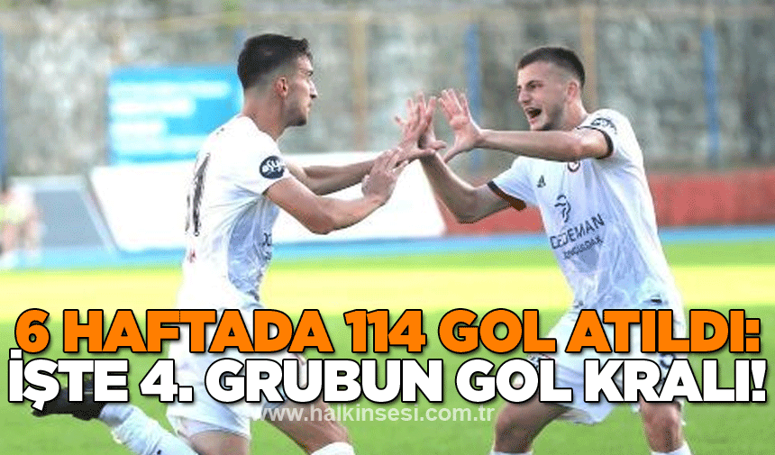 6 Haftada 114 Gol Atıldı İşte 4. Grubun Gol Kralı!