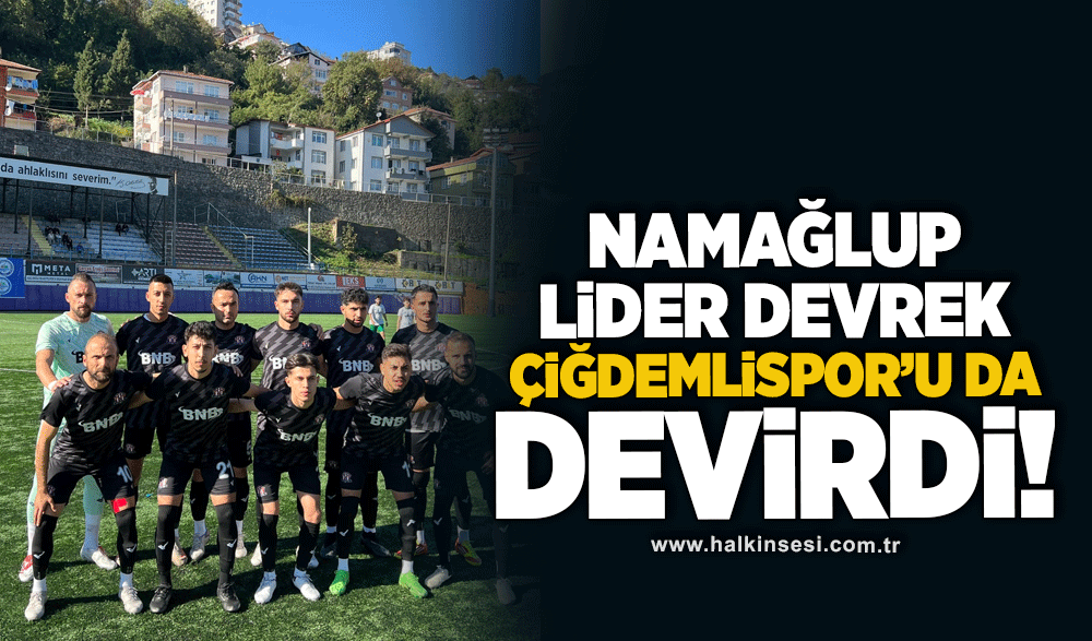 Namağlup lider Devrek, Çiğdemlispor’u da devirdi!