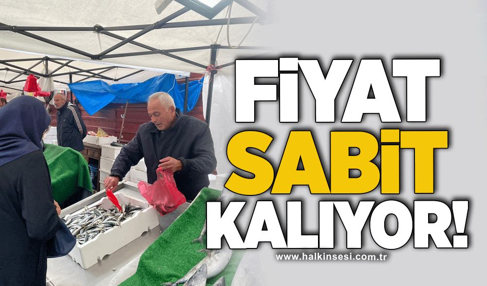 Fiyat sabit kalıyor