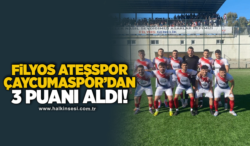 Filyos Ateşspor, Çaycumaspor’dan 3 puanı aldı..