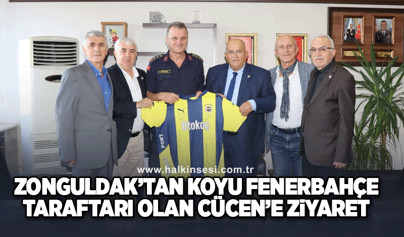 Zonguldak'tan koyu Fenerbahçe taraftarı olan Cücen'e ziyaret...