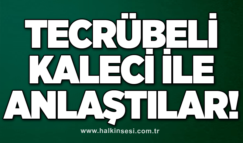 Tecrübeli kaleci ile anlaştılar!