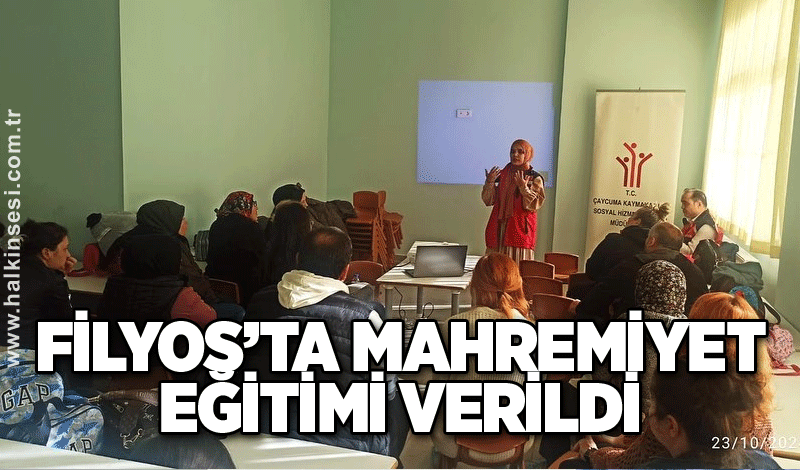 Filyos’ta mahremiyet eğitimi verildi