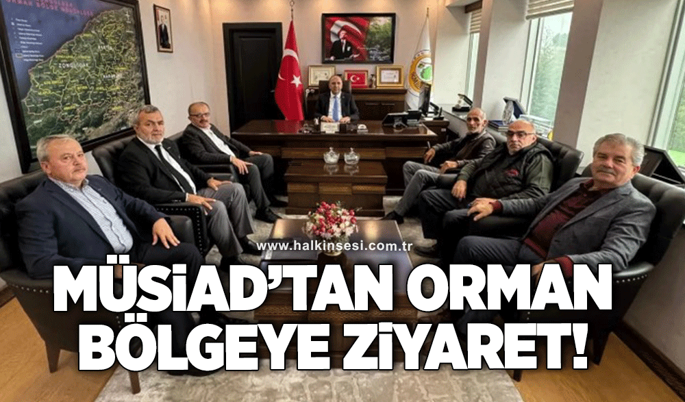 MÜSİAD'tan orman bölgeye ziyaret