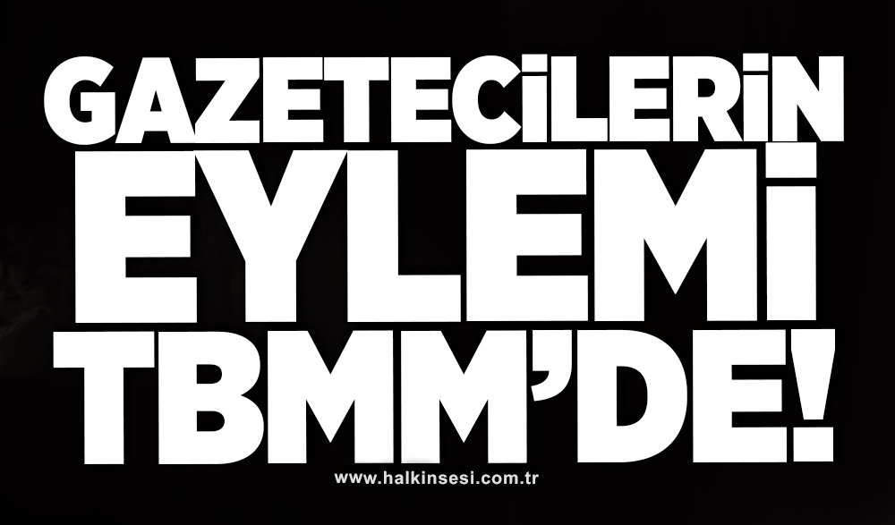 CHP Eskişehir Milletvekili gazetecilerin eylemini TBMM'ye taşıdı!