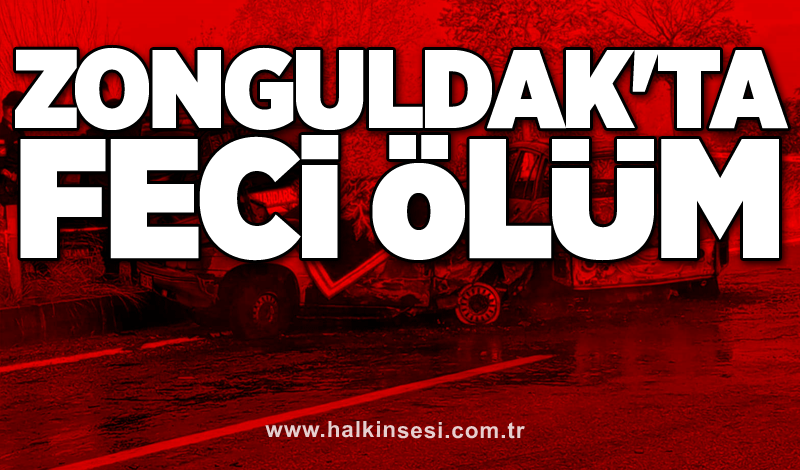 Zonguldak'ta feci ölüm!