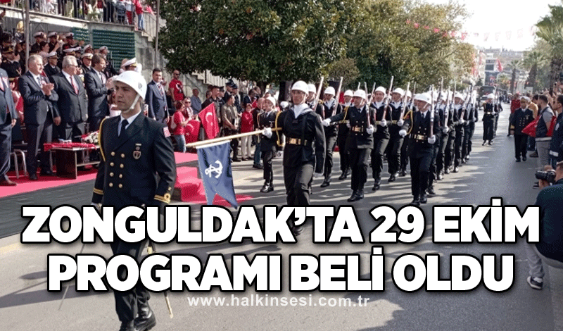 Zonguldak’ta 29 Ekim Cumhuriyet Bayramı kutlama programı belli oldu