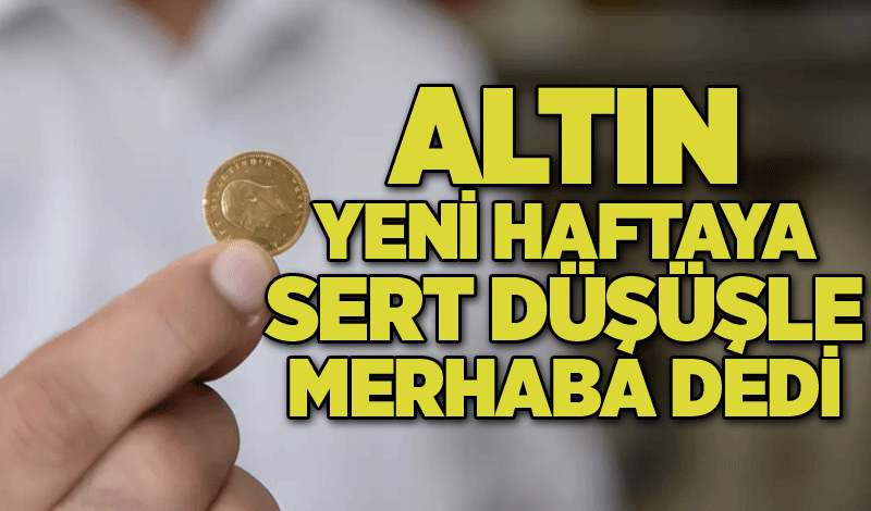 Altın fiyatlarında rekorların ardından düşüş başladı