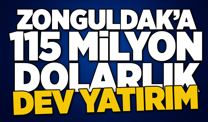 115 Milyon dolarlık dev yatırım yapıyoruz