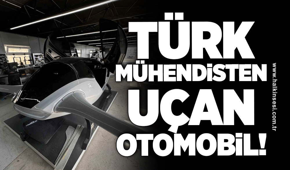 Türk mühendisten uçan otomobil!