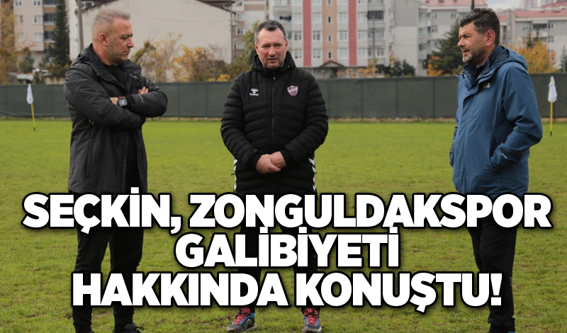 Seçkin, Zonguldakspor galibiyeti hakkında konuştu!