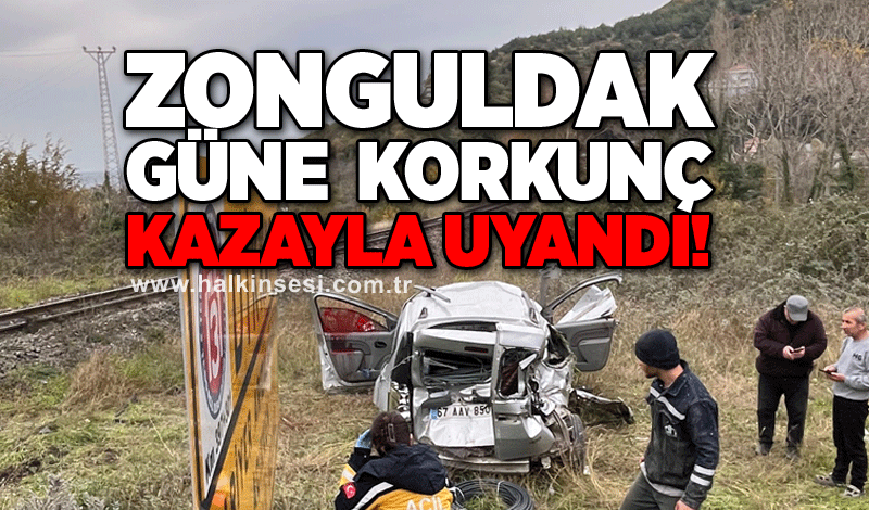 Zonguldak güne korkunç kazayla uyandı!