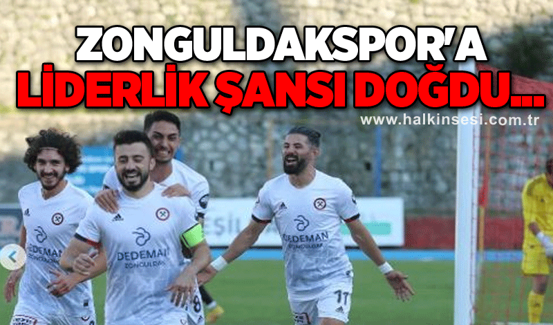 Zonguldakspor'a liderlik şansı doğdu...