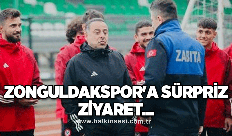 Zonguldakspor'a sürpriz ziyaret..