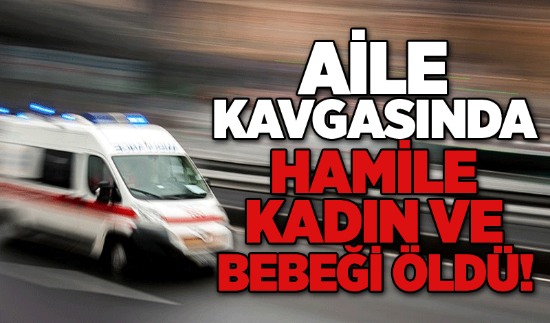 Aile kavgasında hamile kadın ve bebeği öldü!