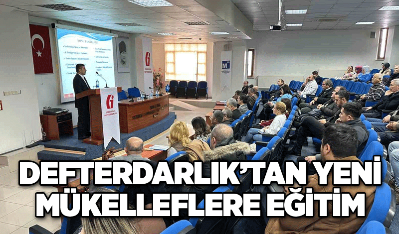 Defterdarlık’tan yeni mükelleflere eğitim