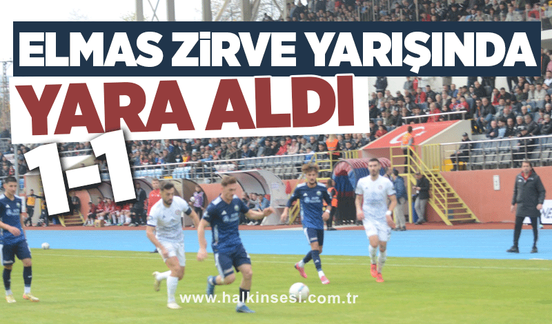 Elmas zirve yarışında yara aldı: 1-1