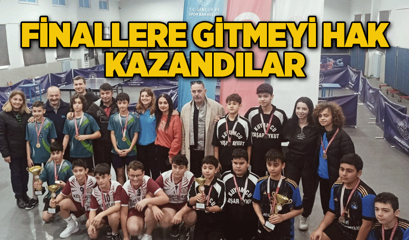 Finallere gitmeyi hak kazandılar