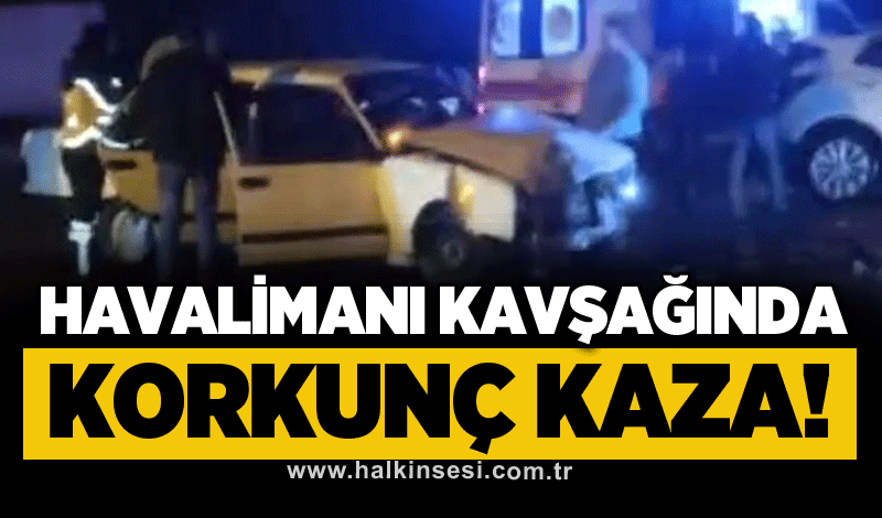 Zonguldak Havalimanı kavşağında korkunç kaza!