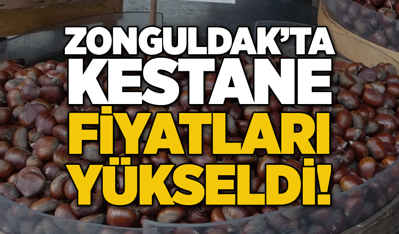 Zonguldak’ta kestane fiyatları yükseldi!