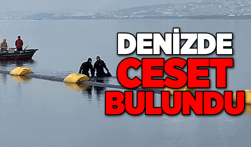 Denizde elleri ve ayakları bağlanmış erkek cesedi bulundu