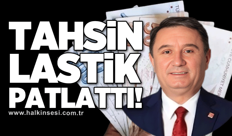 Tahsin lastik patlattı!