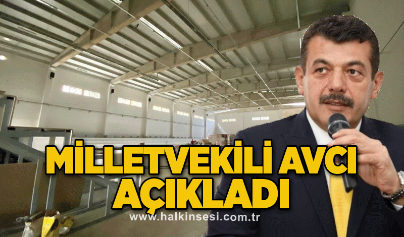 Milletvekili Avcı açıkladı