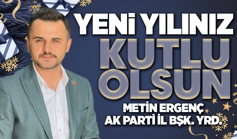 Metin Ergenç'in yeni yıl mesajı