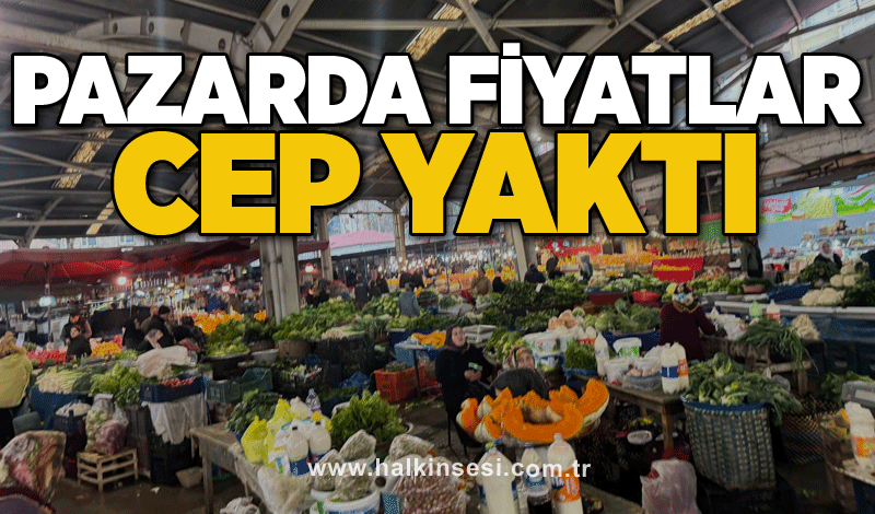 Pazarda fiyatlar cep yaktı