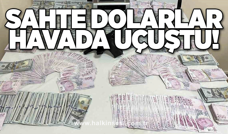 Büyük operasyon! Sahte dolarlar havada uçuştu!