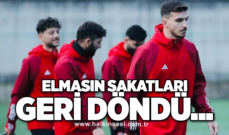 Zonguldakspor'un sakatları geri döndü...