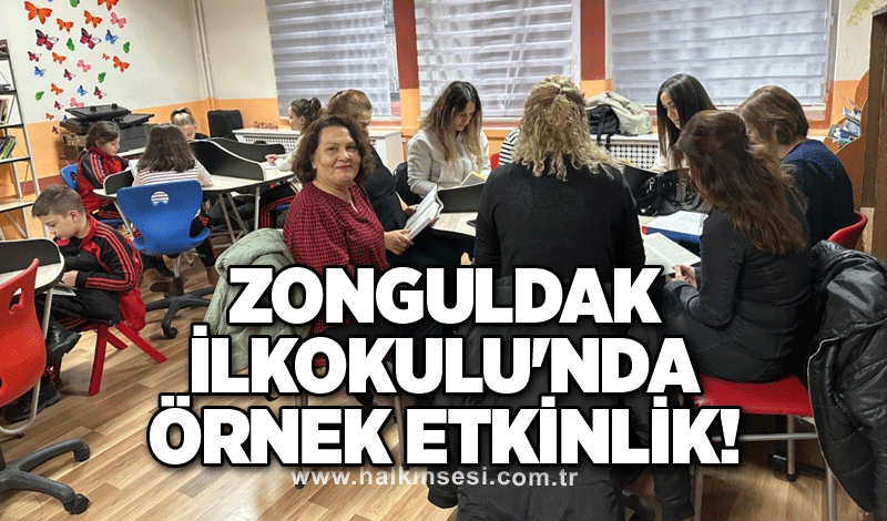 Zonguldak İlkokulu'nda örnek etkinlik!