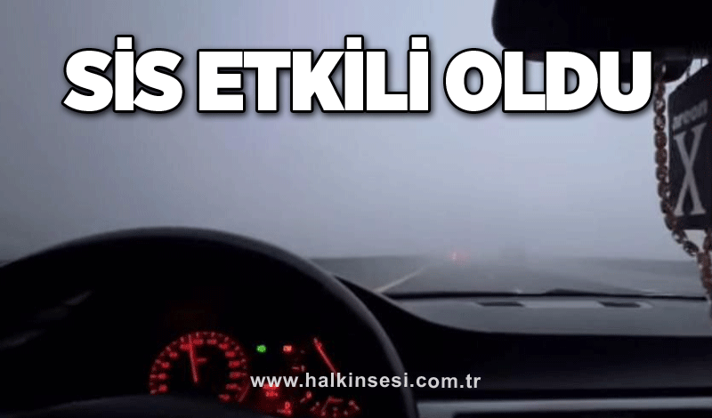 Sis etkili oldu