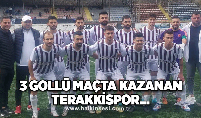 3 gollü maçta kazanan Terakkispor...