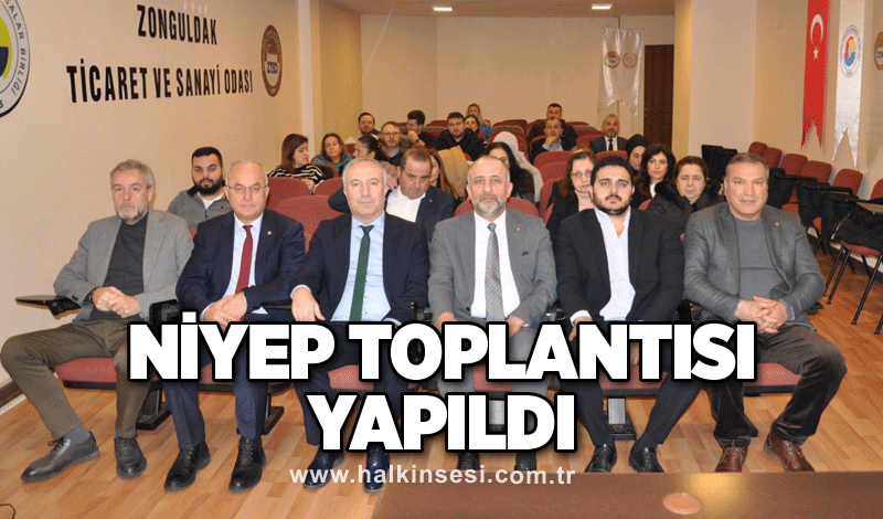 NİYEP Toplantısı yapıldı