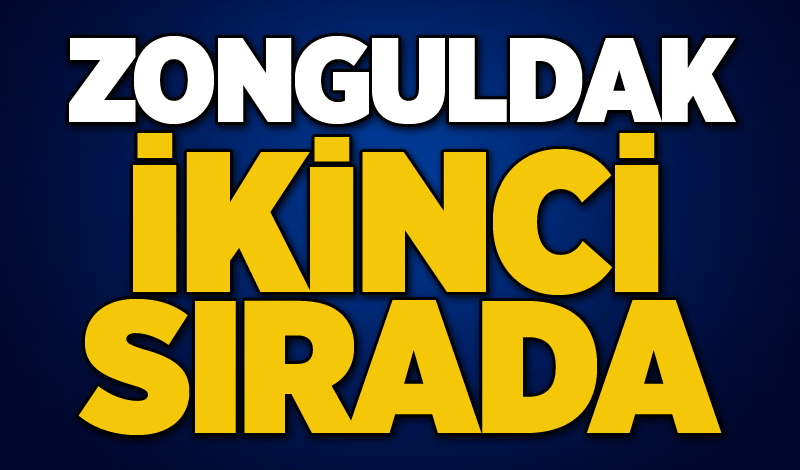 Zonguldak ikinci sırada