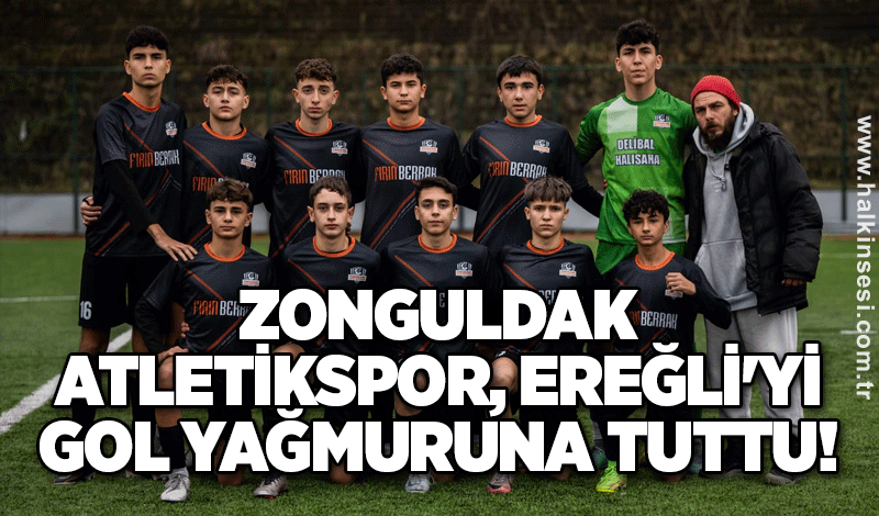 Zonguldak Atletikspor, Ereğli'yi gol yağmuruna tuttu..