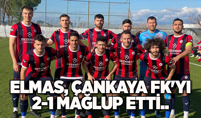 Elmas, Çankaya FK'yı 2-1 mağlup etti..