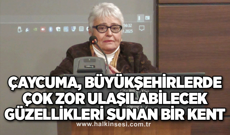 Çaycuma, büyükşehirlerde çok zor ulaşılabilecek güzellikleri sunan bir kent