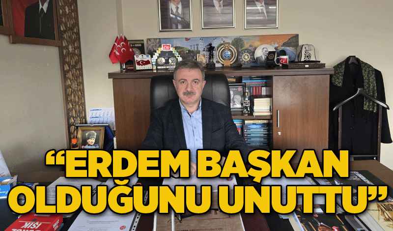 İpekçi’den zehir zemberek açıklama: “ERDEM BAŞKAN OLDUĞUNU UNUTTU”