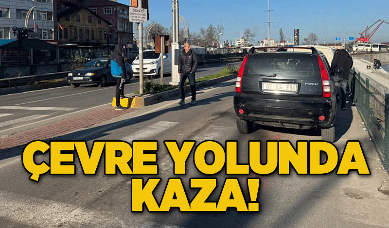 Çevre yolunda kaza!