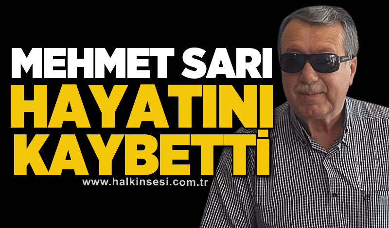 Mehmet Sarı hayatını kaybetti