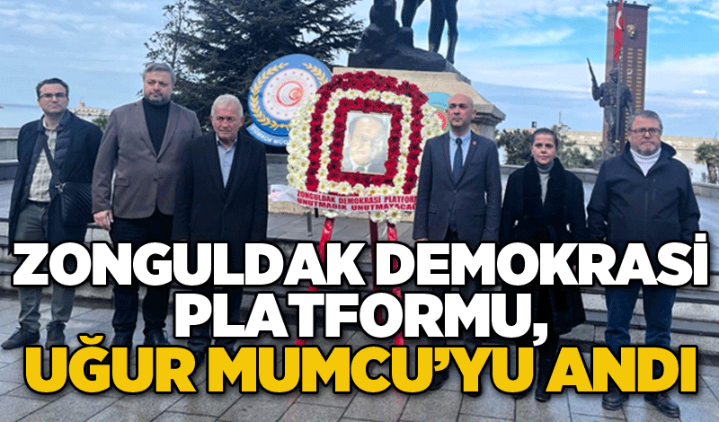 Zonguldak Demokrasi Platformu, Uğur Mumcu’yu andı