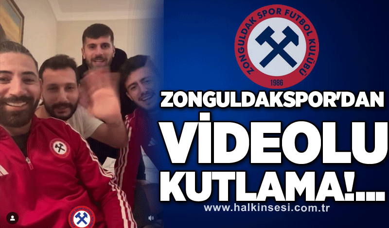 Zonguldakspor'dan videolu kutlama!...