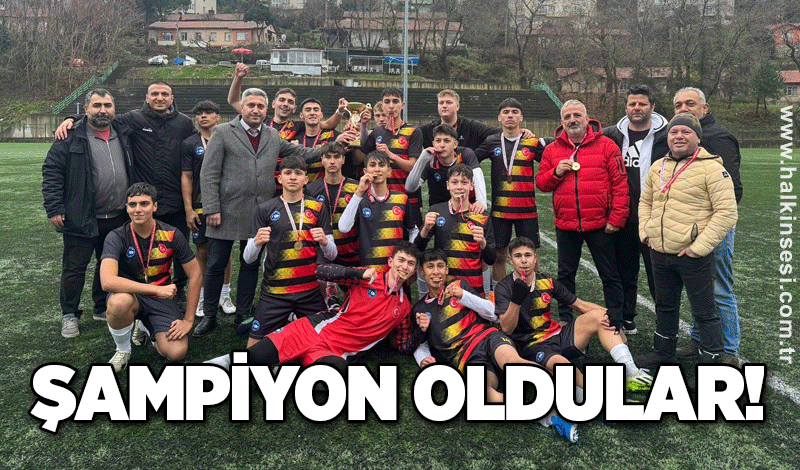 Şampiyon oldular!