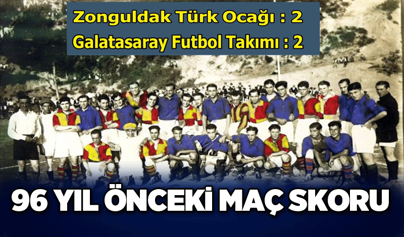 96 Yıl önceki maç skoru