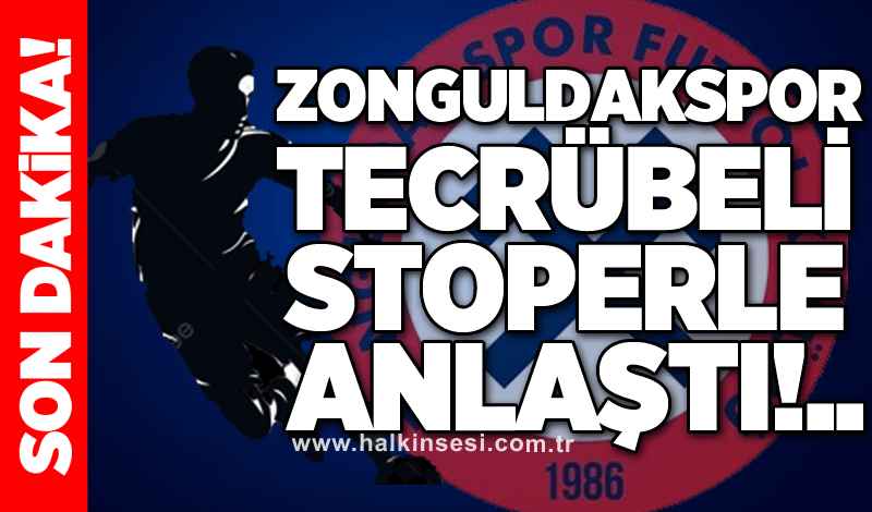 Zonguldakspor, aradığı stoperi 2. Ligde buldu..